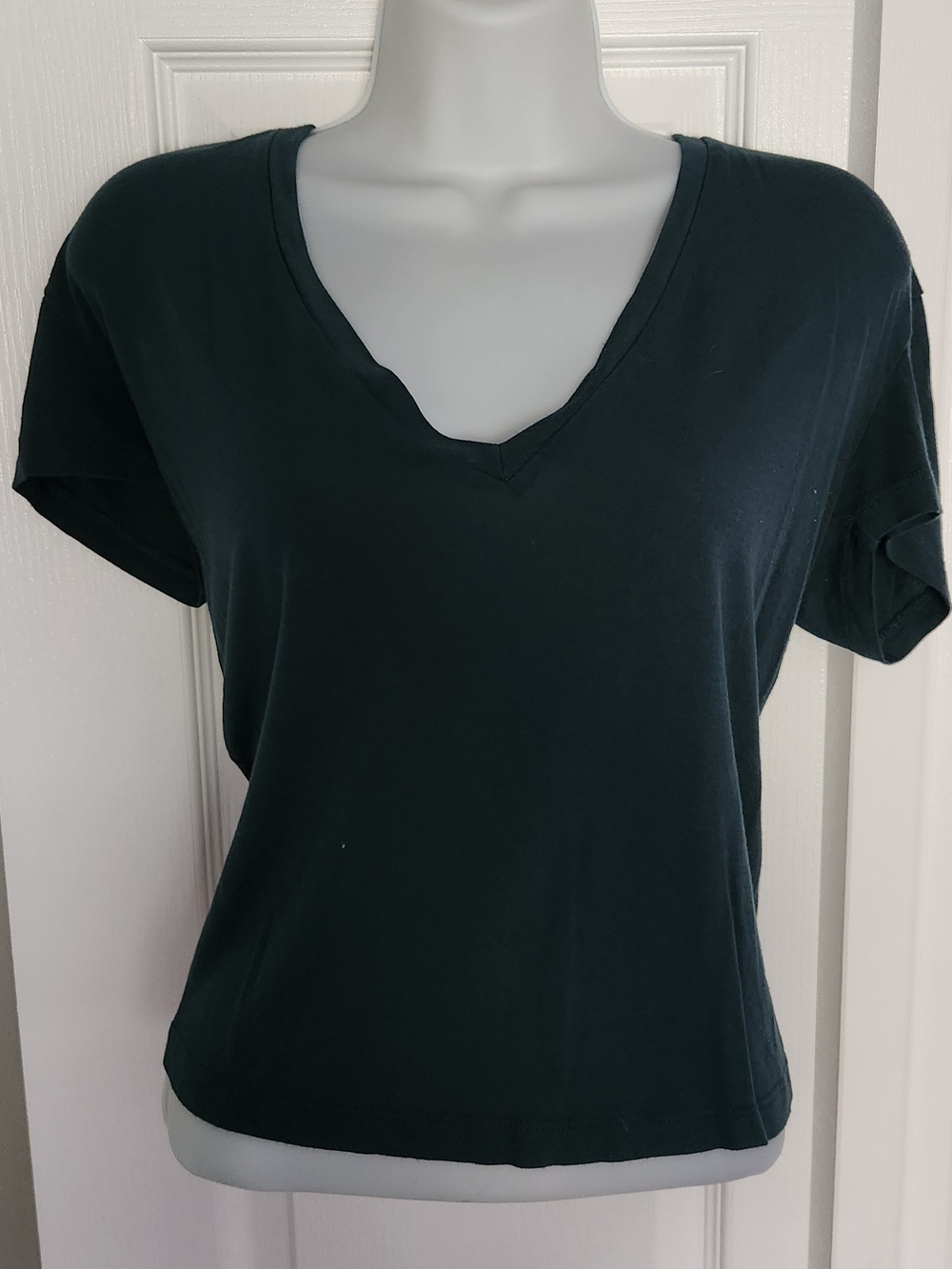 Dynamite Black V-Neck Short Sleeve Tee